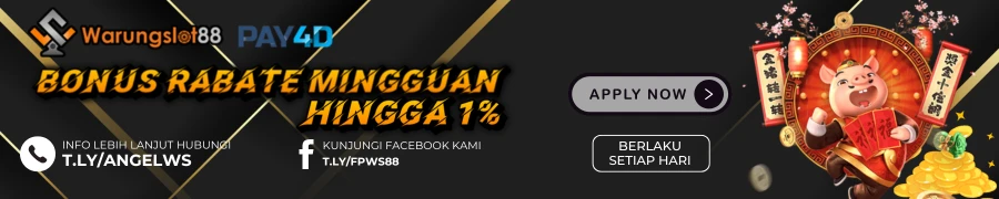 BONUS REBATE MINGGUAN 1% HANYA DI WARUNGSLOT88